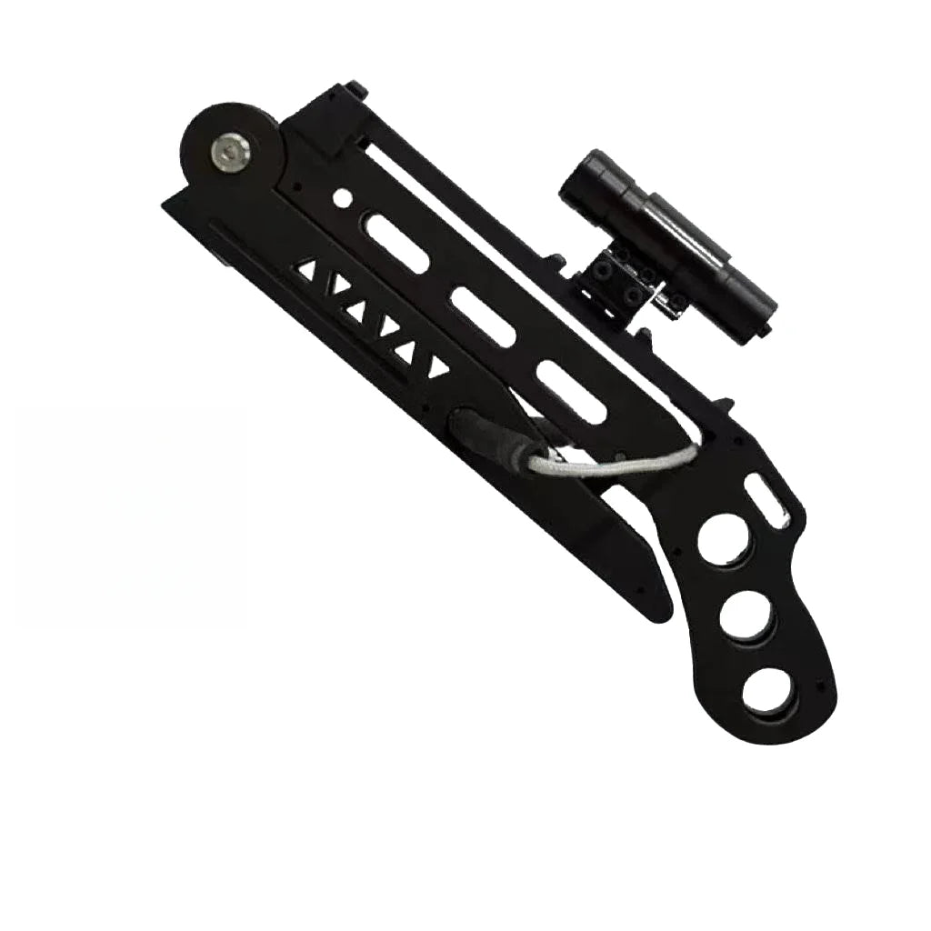 Black Mini Foldable Alloy Crossbow INDIAN SLINGSHOT