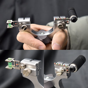 Dark Slate Gray Multifunctional Outdoor Rotatable High Quality Alloy Slingshot INDIAN SLINGSHOT