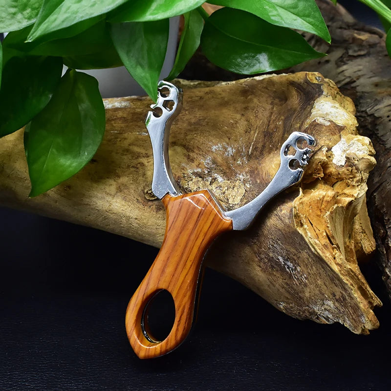 Black Camouflage Alloy Slingshot INDIAN SLINGSHOT