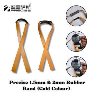 Light Gray Mota Hard Rubber Band for Slingshots (1.5mm & 2mm Thickness) INDIAN SLINGSHOT