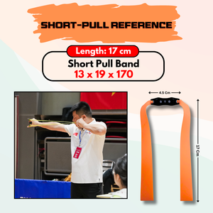 Dark Slate Gray 3-Pieces Flag Rubber Slingshot Replacement Bands | 17cm, 20cm & 24cm | 0.75mm Flat Latex Bands in Orange, White & Green | Sling Tool Accessories INDIAN SLINGSHOT