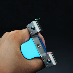 Rosy Brown TC21 Hand Grip Titanium Slingshot | Olympic slingshot Amazed Accuracy Slingshot MARKSMAN