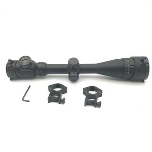 White Smoke 4-16X Adjustable Tube Optical Sight with Red/Green Marking and Scope Mount MARKSMAN