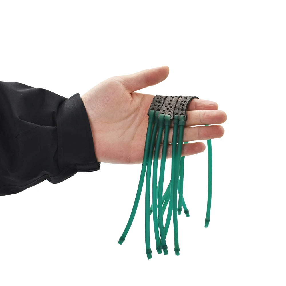 White Smoke 2050 Ice Green Latex Tube Rubber Bands – Single Strand, 4-Strand & 6-Strand Variants MARKSMAN