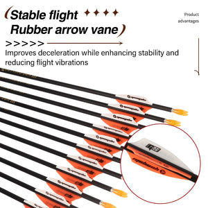 Light Pink SPG 4.2mm Carbon Arrows – 31" Precision Archery Shafts (Spine 700-1300) SPG