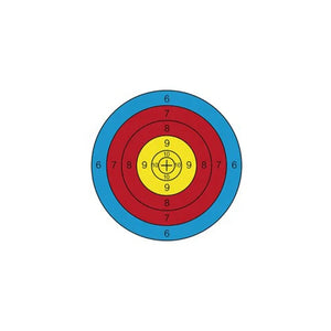 Firebrick SPG 40cm 6 Ring Archery Target Paper – Non-Reflective Training Face SPG