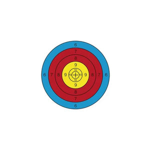 Firebrick SPG 40cm 6 Ring Archery Target Paper – Non-Reflective Training Face SPG