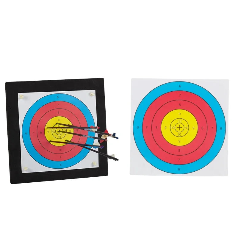 Dark Slate Gray SPG 40×40 cm Archery Target Paper – Matte, Non-Glare SPG