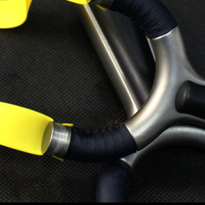 Black 440C Blue Tiger Stainless Steel Slingshot MARKSMAN