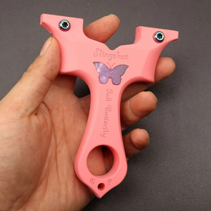 Dim Gray FullButterfly Resin Slingshot INDIAN SLINGSHOT