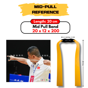 Goldenrod Pack of 3 Slingshot Replacement Flat Bands | 17cm, 20cm & 24cm | 0.75mm & 1mm | Black, Yellow & Gold | Natural Latex Slingshot Catapult Accessories INDIAN SLINGSHOT