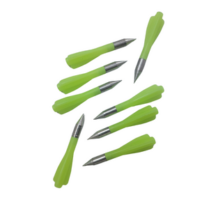 Yellow Green Junxing YJS-7 Crossbow 3Wing Bolt Arrows Set Of 12 Pieces JUNXING