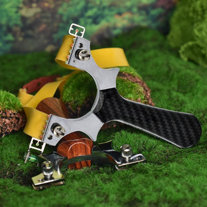 Dark Slate Gray Black Pattern Resin Slingshot For Outdoor Target Shooting INDIAN SLINGSHOT