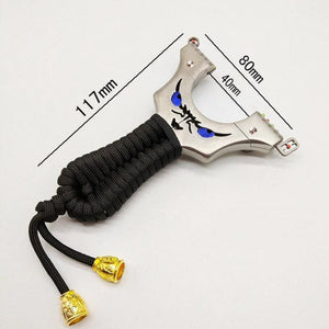 Beige Little Monster Fast Press Stainless Steel Slingshot MARKSMAN