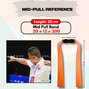 Black 3-Pieces Flag Rubber Slingshot Replacement Bands | 17cm, 20cm & 24cm | 0.75mm Flat Latex Bands in Orange, White & Green | Sling Tool Accessories INDIAN SLINGSHOT