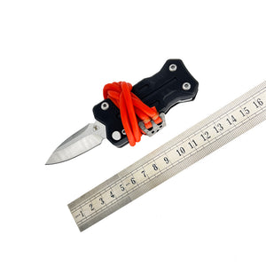 Light Gray Multifunctional Mini Portable Knife Slingshot For Outdoor Camping INDIAN SLINGSHOT