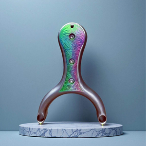 Light Slate Gray NeonWave Stainless Slingshot INDIAN SLINGSHOT