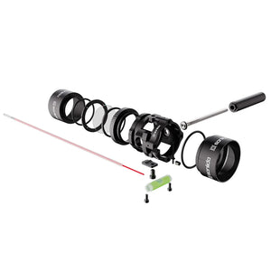 Dark Slate Gray Sanlida® Hero 10 II Compound Bow Magnified Scope Sight SANLIDA