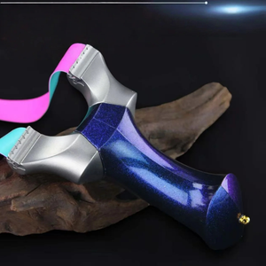 Black NebulaCore Dragon Tooth Stainless Steel Slingshot INDIAN SLINGSHOT