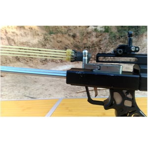 Rosy Brown Powerful Flymar Slingshot Rifle With Mechanical Aiming Convenient and Accurate Flymar Slingshot Rifle MARKSMAN