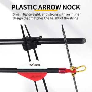 Dark Slate Gray SPG 500 Spine Mixed Carbon Arrows – 7.8mm Threaded Tip 30 Inch Set SPG