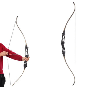 Sienna SPG 56 Inch Recurve Bow – 30-50lbs Right-Handed Aluminum Alloy Bow SPG
