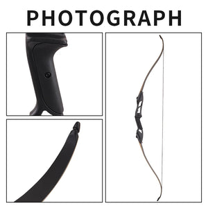 Dark Slate Gray SPG 56 Inch Recurve Bow – 30-50lbs Right-Handed Aluminum Alloy Bow SPG