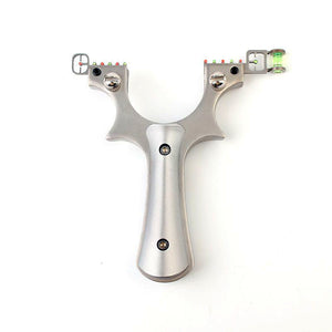 Antique White Powerful Aiming High Precision Stainless Steel Slingshot MARKSMAN
