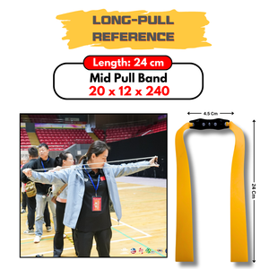 Black Pack of 3 Slingshot Replacement Flat Bands | 17cm, 20cm & 24cm | 0.75mm & 1mm | Black, Yellow & Gold | Natural Latex Slingshot Catapult Accessories INDIAN SLINGSHOT