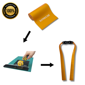 Dark Slate Gray Mota Hard Rubber Band for Slingshots (1.5mm & 2mm Thickness) INDIAN SLINGSHOT