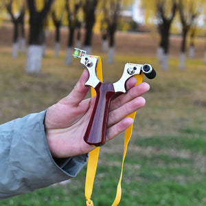 Dim Gray Super Hard Slingshot With Laser Targeting For Outdoor Shooting INDIAN SLINGSHOT