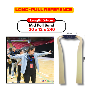 Gray Pack of 3 Slingshot Replacement Flat Bands | 17cm, 20cm & 24cm | 0.60mm, 0.75mm & 0.80mm |  Natural Rubber Color, Yellow & Green | Natural Latex Slingshot Catapult Accessories INDIAN SLINGSHOT