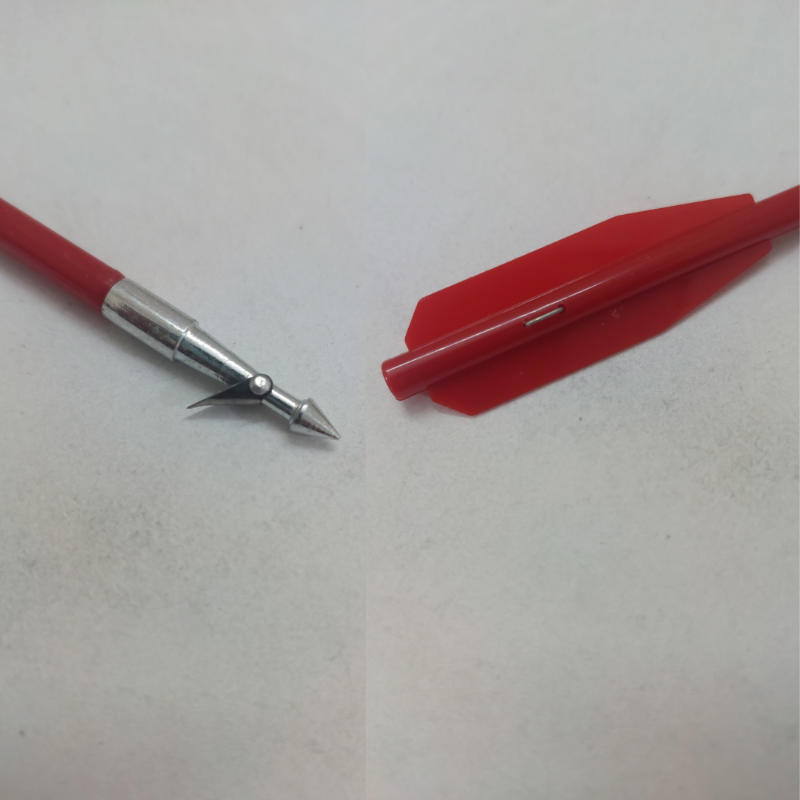 Dark Gray Junxing 3A Crossbow LJ175 Fishing Arrows Set Of 12 Pieces JUNXING