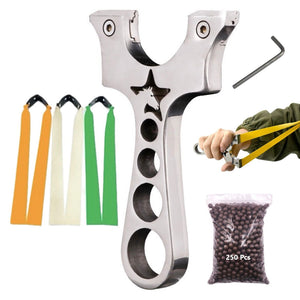 Dark Slate Gray Five Star Horse Polished Stainless Steel Sling Tool MARKSMAN