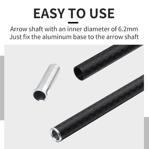 Dark Slate Gray SPG 6.2mm Aluminium Arrow Insert ā Lightweight Shaft Connector SPG