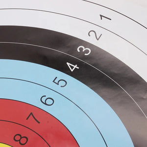 Light Steel Blue SPG 60cm Archery Target Paper – 10 Rings Shooting Practice Target SPG