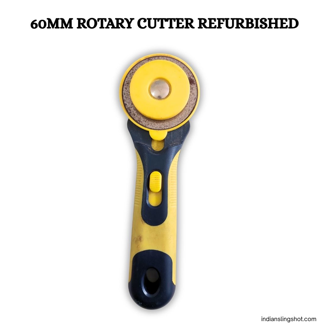 White Smoke 60mm Rotary Cutter Set for Flat Rubber Band Cutting Refurbished MARKSMAN