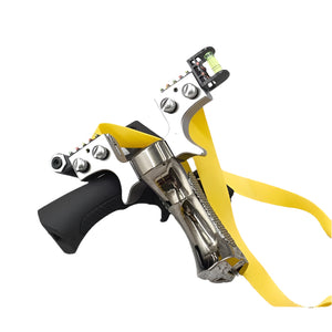 Dark Khaki New Strong Anti-Slip Design Double Screw Resin Slingshot For Outdoor Target Shooting Catapult MARKSMAN