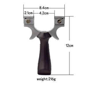 Dark Slate Gray Multifunctional Outdoor Rotatable High Quality Alloy Slingshot INDIAN SLINGSHOT
