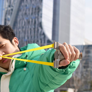 Dim Gray Quick Compression Design Bow Hand Stainless Steel Slingshot INDIAN SLINGSHOT