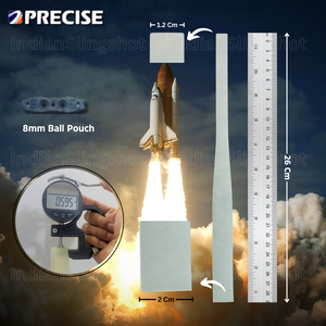 Dark Slate Gray Precise 0.60mm Sharpened Tapered Slingshot Band for Fast and Accurate Shots INDIAN SLINGSHOT