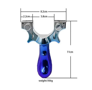 Dark Slate Blue Blue Gradient Precision Shooting Powerful Resin Outdoor Target Shooting Slingshot SLINGSTER