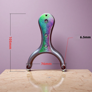 Gray NeonWave Stainless Slingshot INDIAN SLINGSHOT