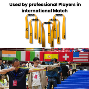 Dark Khaki PRECISE 5-Pcs Sample Pack Slingshot Replacement Flat Bands | 20cm Mid Pull Rubber Bands | 0.50mm, 0.60mm, 0.70mm, 0.80mm & 1.0mm Thickness | Natural Latex Slingshot Catapult Accessories INDIAN SLINGSHOT