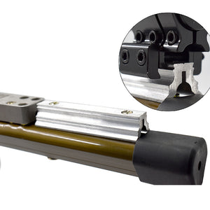 Dark Slate Gray DIY High Velocity Powerful Mechanical Slingshot Rifle Metal Mounting Rail INDIAN SLINGSHOT