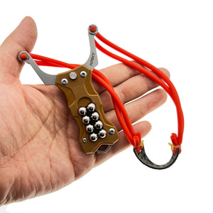 Rosy Brown Multifunctional Mini Portable Knife Slingshot For Outdoor Camping INDIAN SLINGSHOT