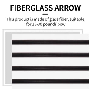 Lavender SPG 6mm Fiberglass Arrows – 80cm Archery Arrows with Steel Tips SPG