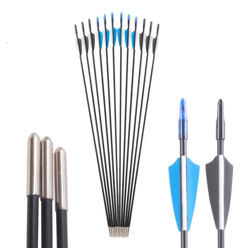 SPG 6mm Kids Fiberglass Blunt Arrow 74cm – Safe Archery Practice