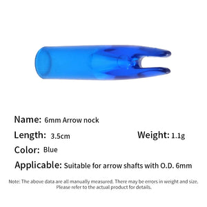 Dodger Blue SPG 6mm Arrow Nocks SPG