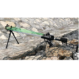 Gray Powerful Flymar Slingshot Rifle With Mechanical Aiming Convenient and Accurate Flymar Slingshot Rifle MARKSMAN